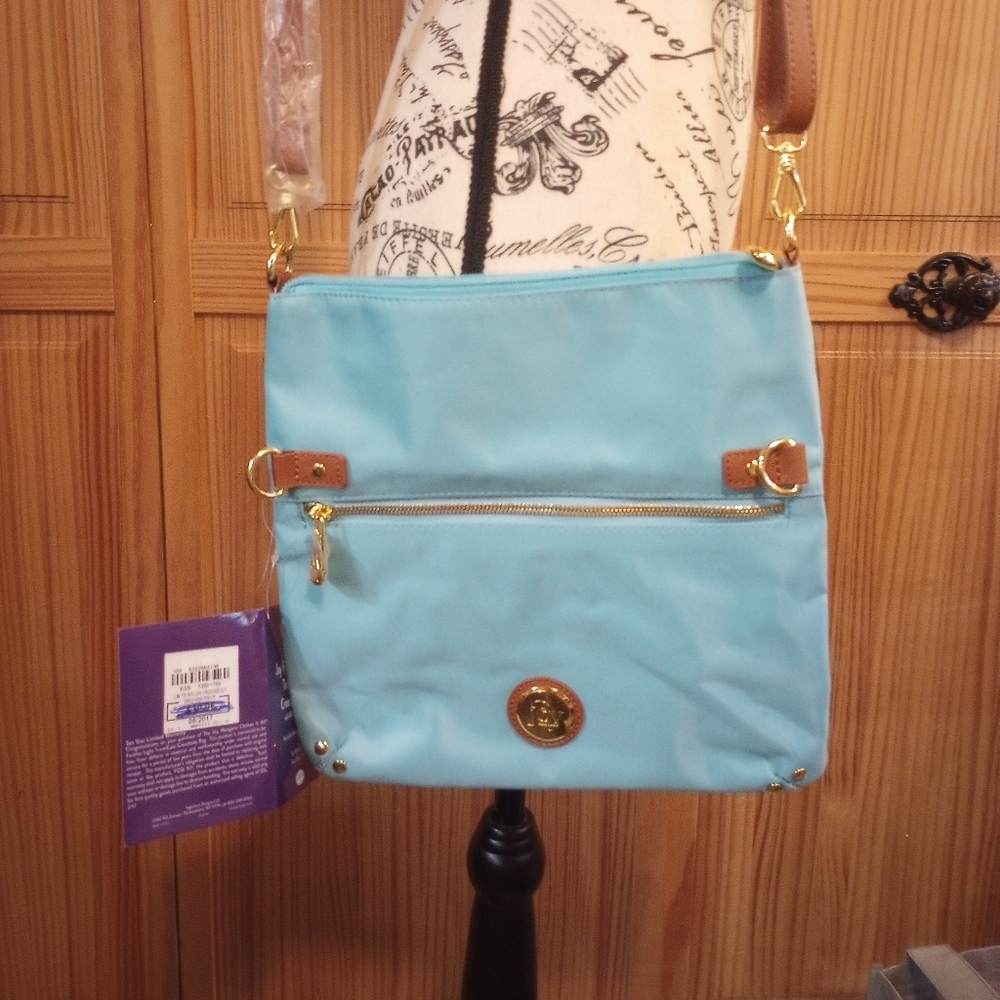 Jot Mangono Ultra Light Travel Right Light Blue Crossbody Bag